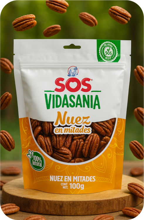 Vidasania Nuez en mitades